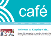 Kingsley Cafe website 2010