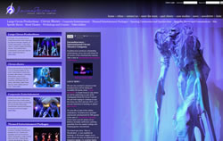 Incandescence website screenshot