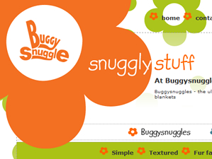 The BuggySnuggle clothing and accessories website, including BuggySnuggle, BSnug and BeachBug designed by The Drawing Board web design company.