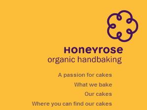 The Honey Rose Bakery website was designed and built by The Drawing Board, web design in Cornwall